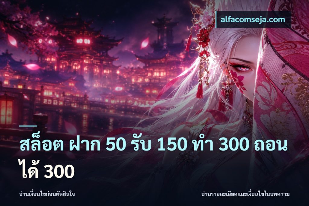 สล็อต ฝาก 50 รับ 150 ทํา 300 ถอนได้ 300