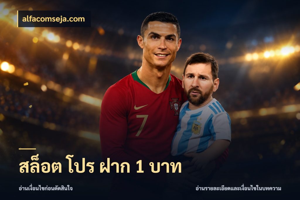 สล็อต โปร ฝาก 1 บาท จำนวนเริ่มต้นกับสไตล์เกมที่ชอบ กับ alfacomseja.com