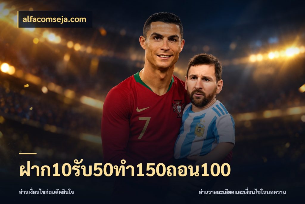 ฝาก10รับ50ทํา150ถอน100 เครดิตกับรูปแบบโปรที่ตรงใจ กับ alfacomseja.com