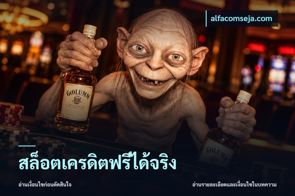 สล็อตเครดิตฟรีได้จริง