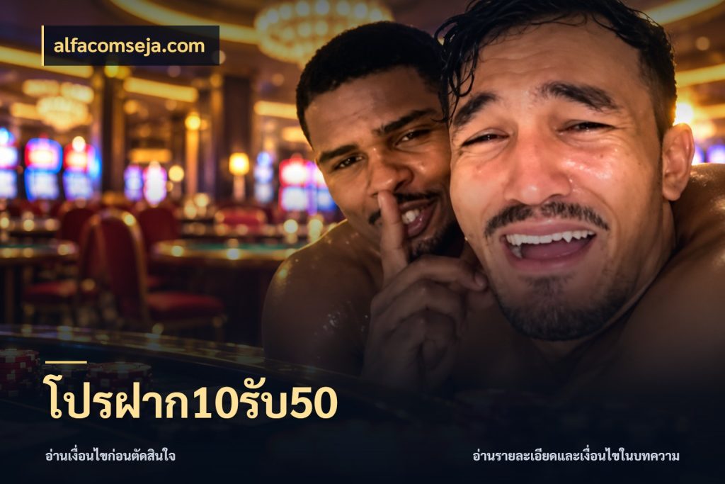 โปรฝาก10รับ50 alfacomseja.com เปิดมุมโปรให้เข้ากับเกมแนวโปรด