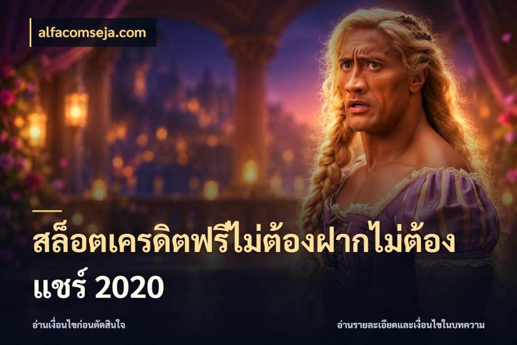 สล็อตเครดิตฟรีไม่ต้องฝากไม่ต้องแชร์ 2020 ชนิดเครดิตกับสิทธิ์ที่คุณอยากรู้ ในมุม alfacomseja.com