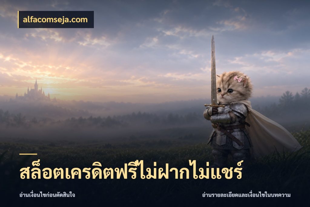 สล็อตเครดิตฟรีไม่ฝากไม่แชร์ รู้จักยอดและขอบเขตของเครดิตฟรี ในมุม alfacomseja.com