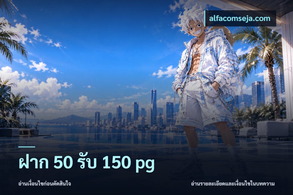 ฝาก 50 รับ 150 pg