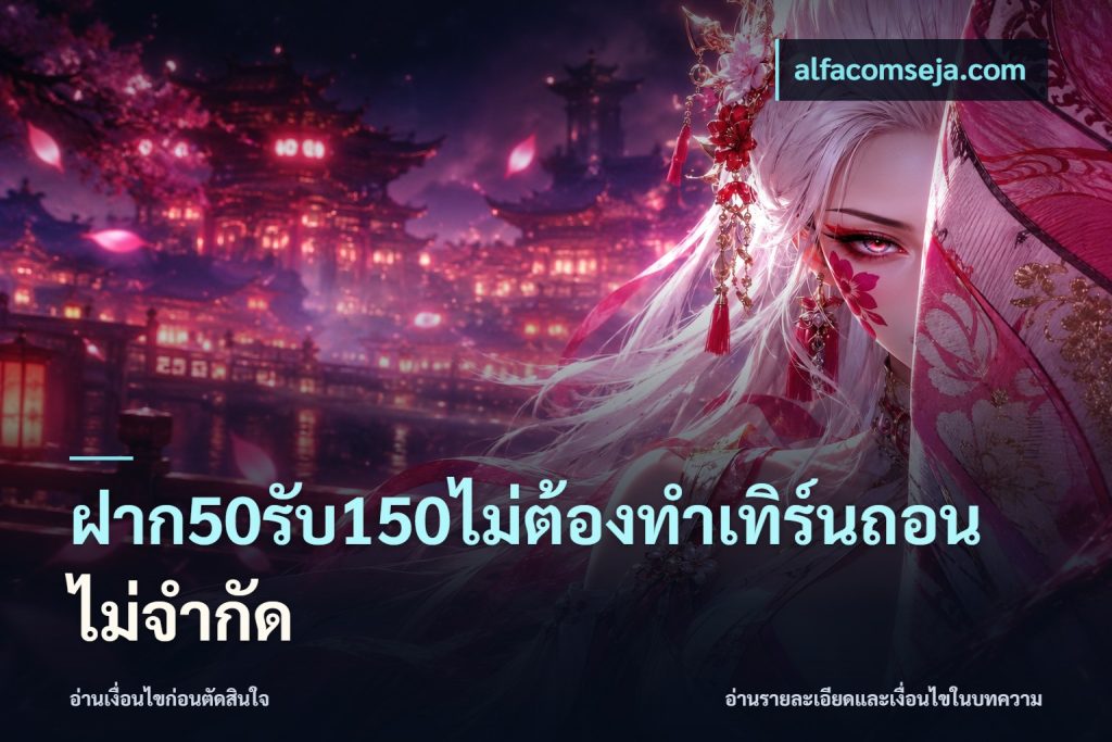 ฝาก50รับ150ไม่ต้องทําเทิร์นถอนไม่จํากัด