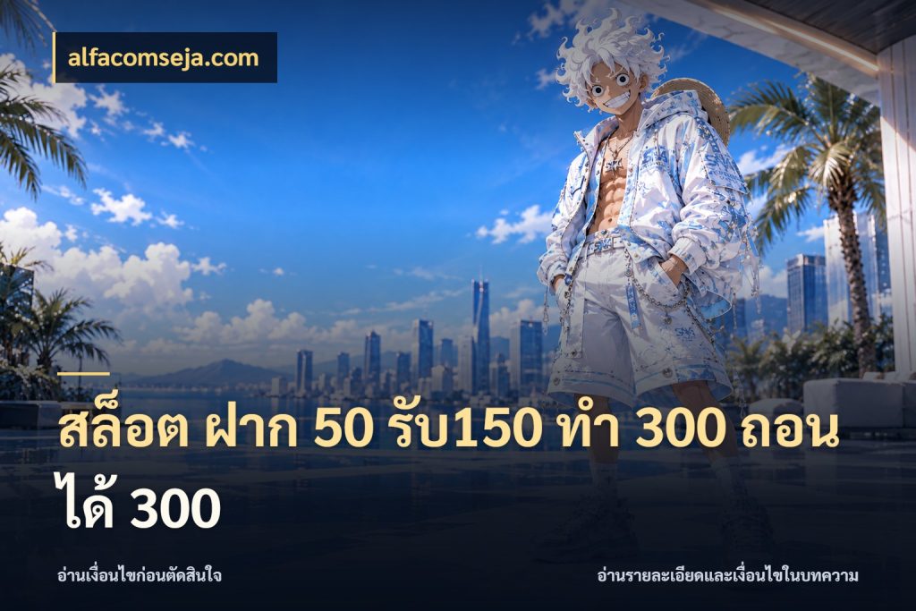สล็อต ฝาก 50 รับ150 ทํา 300 ถอนได้ 300 alfacomseja.com ยอดฝากและยอดรับในมุมของคนชอบลุ้น