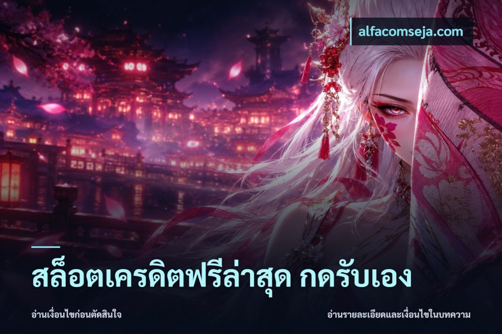 สล็อตเครดิตฟรีล่าสุด กดรับเอง