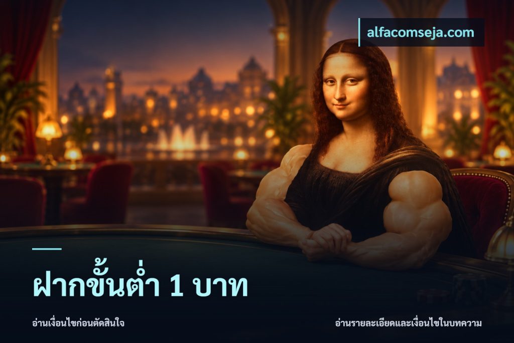 ฝากขั้นต่ำ 1 บาท