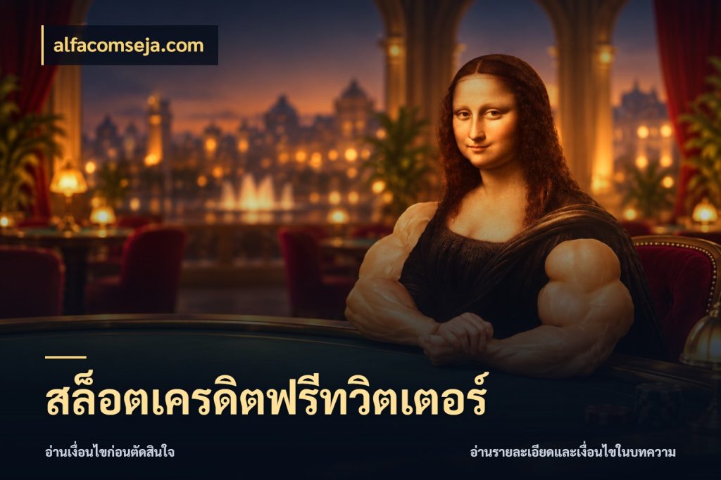 สล็อตเครดิตฟรีทวิตเตอร์ alfacomseja.com สิทธิ์ที่สายโบนัสสนใจกับวิธีรับ