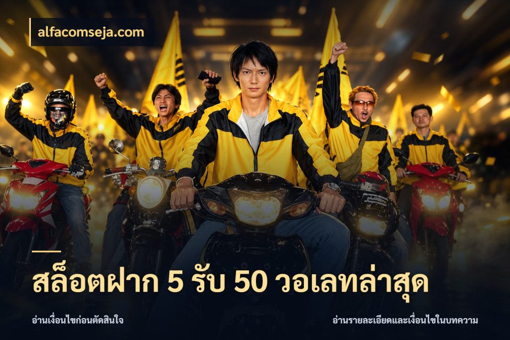 สล็อตฝาก 5 รับ 50 วอเลทล่าสุด สายโบนัสเลือกจังหวะสนุกได้อย่างไร ในมุม alfacomseja.com