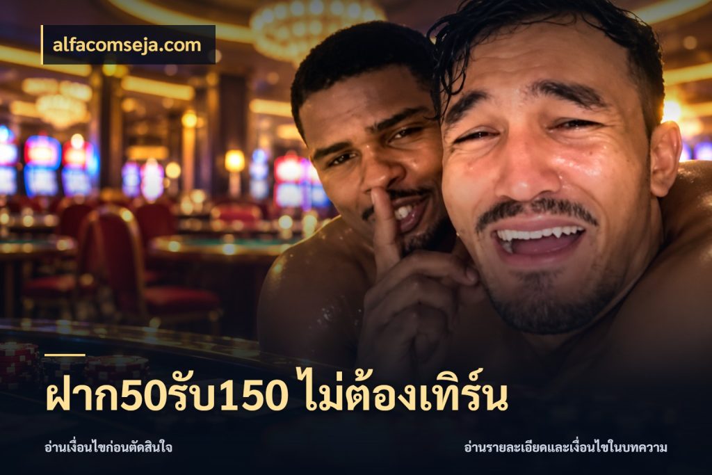 ฝาก50รับ150 ไม่ต้องเทิร์น เครดิตกับรูปแบบโปรที่ตรงใจ กับ alfacomseja.com