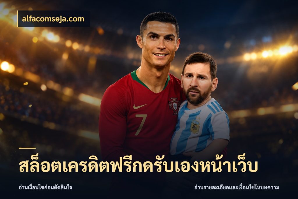 สล็อตเครดิตฟรีกดรับเองหน้าเว็บ สายโบนัสเลือกมุมเครดิตให้ตรงสไตล์ กับ alfacomseja.com