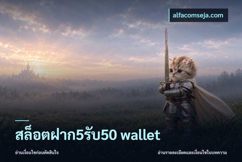 สล็อตฝาก5รับ50 wallet