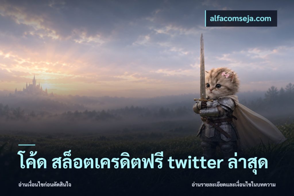 โค้ด สล็อตเครดิตฟรี twitter ล่าสุด