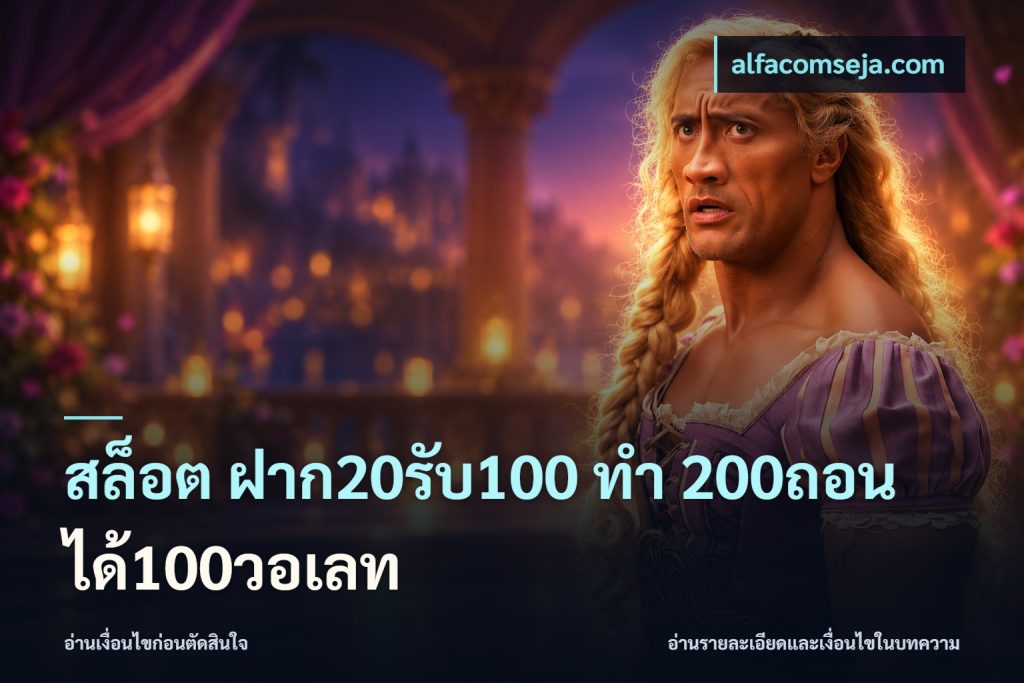 สล็อต ฝาก20รับ100 ทํา 200ถอนได้100วอเลท
