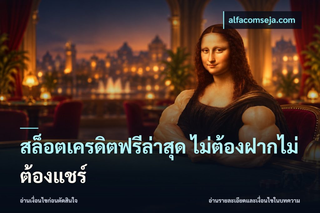 สล็อตเครดิตฟรีล่าสุด ไม่ต้องฝากไม่ต้องแชร์