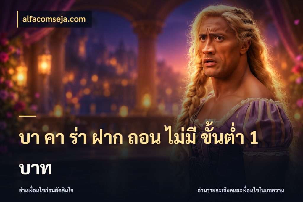 บา คา ร่า ฝาก ถอน ไม่มี ขั้นต่ำ 1 บาท ขอบเขตที่พอดีกับความสนุกของสายบาคาร่า สไตล์ alfacomseja.com
