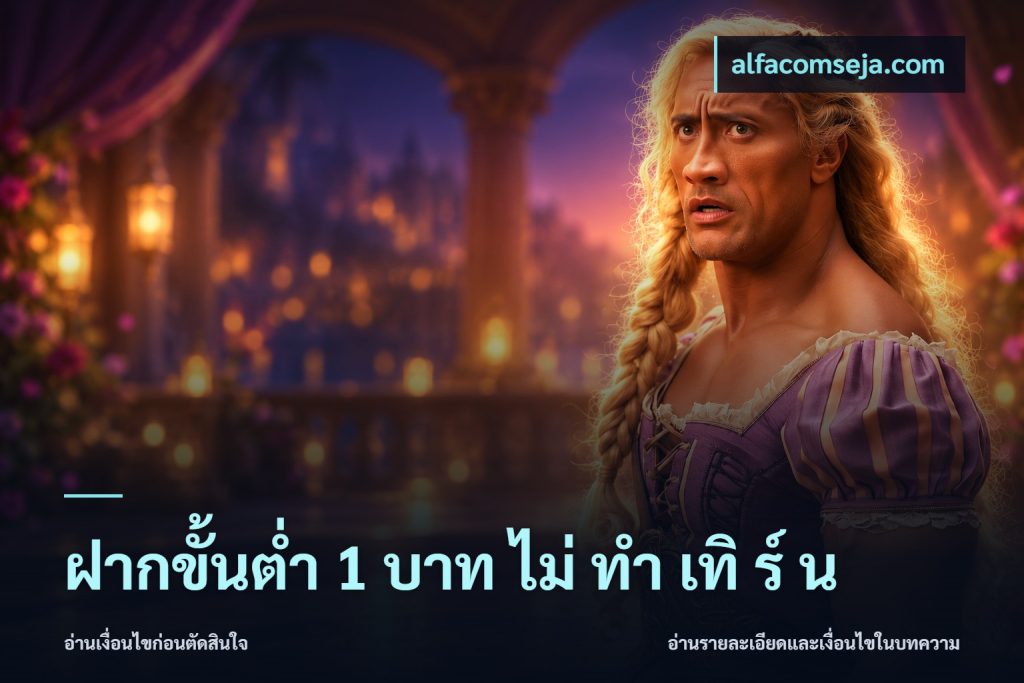 ฝากขั้นต่ำ 1 บาท ไม่ ทำ เทิ ร์ น