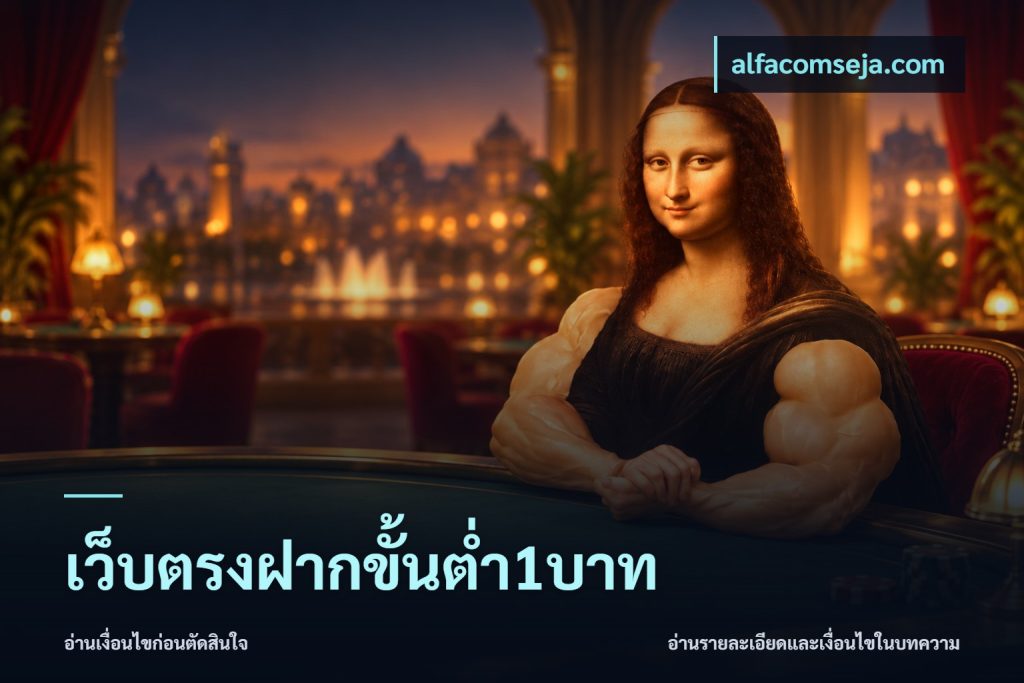 เว็บตรงฝากขั้นต่ำ1บาท