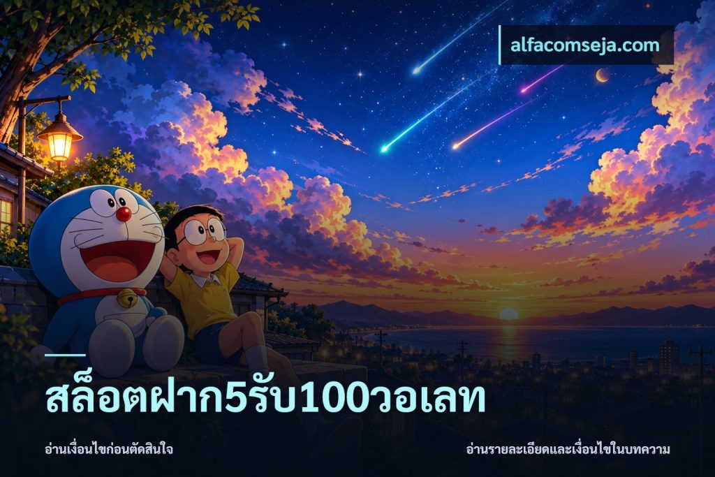 สล็อตฝาก5รับ100วอเลท