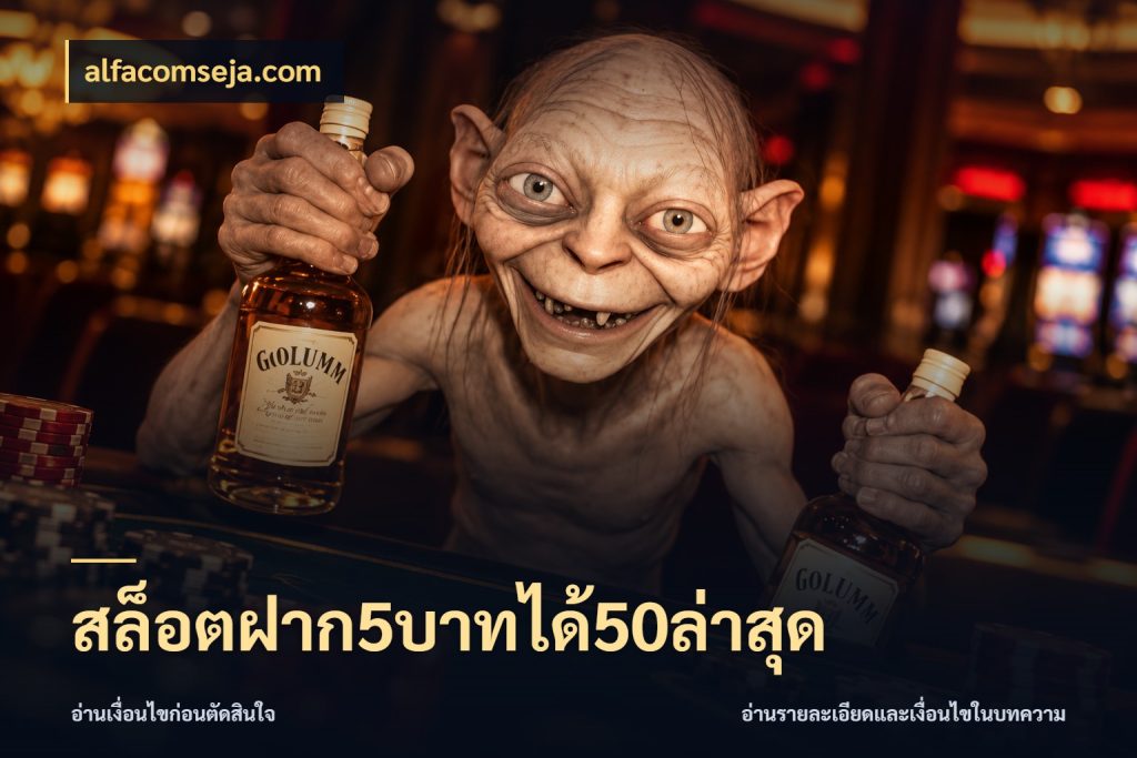 สล็อตฝาก5บาทได้50ล่าสุด สนุกกับตัวเลือกโปรในสไตล์ของคุณ กับ alfacomseja.com