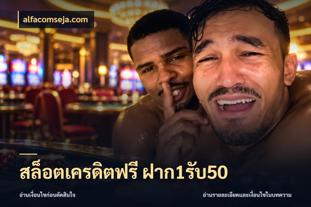 สล็อตเครดิตฟรี ฝาก1รับ50 เปิดมุมโปรให้เข้ากับเกมแนวโปรด กับ alfacomseja.com