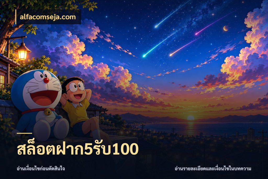 สล็อตฝาก5รับ100 alfacomseja.com เครดิตกับรูปแบบโปรที่ตรงใจ