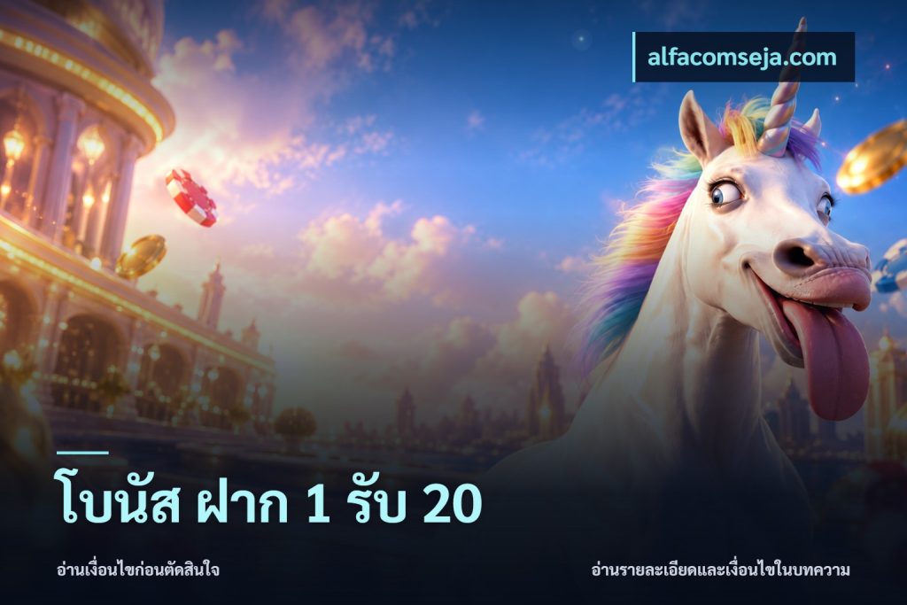 โบนัส ฝาก 1 รับ 20