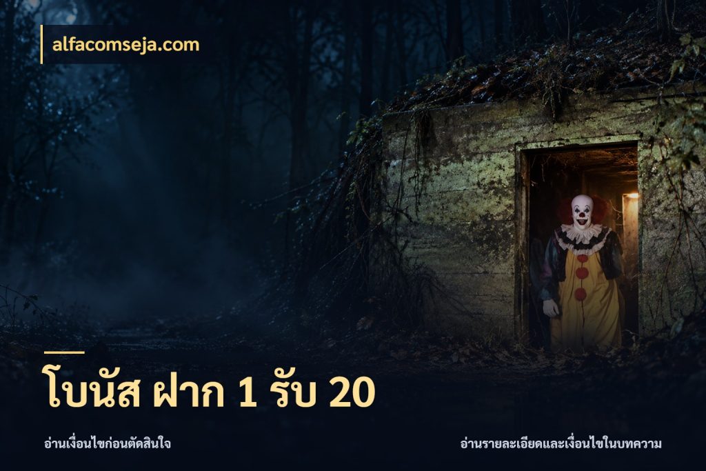 โบนัส ฝาก 1 รับ 20 สายโบนัสเลือกจังหวะสนุกได้อย่างไร ในมุม alfacomseja.com