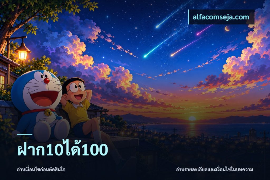 ฝาก10ได้100