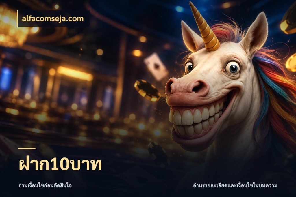 ฝาก10บาท alfacomseja.com จำนวนเริ่มต้นกับรายละเอียดที่สายเกมสนใจ