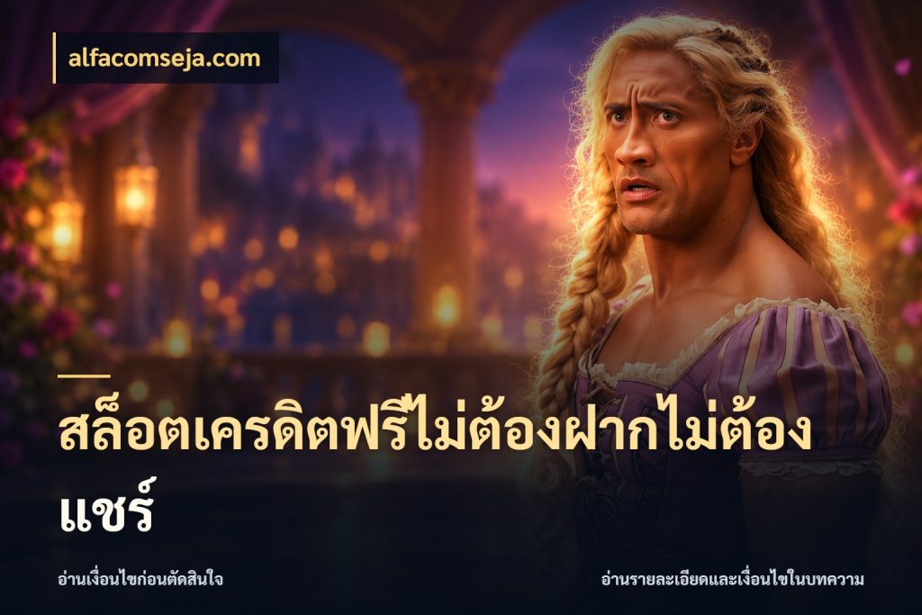 สล็อตเครดิตฟรีไม่ต้องฝากไม่ต้องแชร์ รู้จักยอดและขอบเขตของเครดิตฟรี ในมุม alfacomseja.com