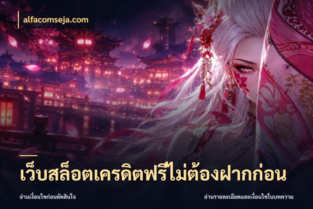 เว็บสล็อตเครดิตฟรีไม่ต้องฝากก่อน จับมุมเด่นของเครดิตฟรีให้ตรงใจ ในมุม alfacomseja.com