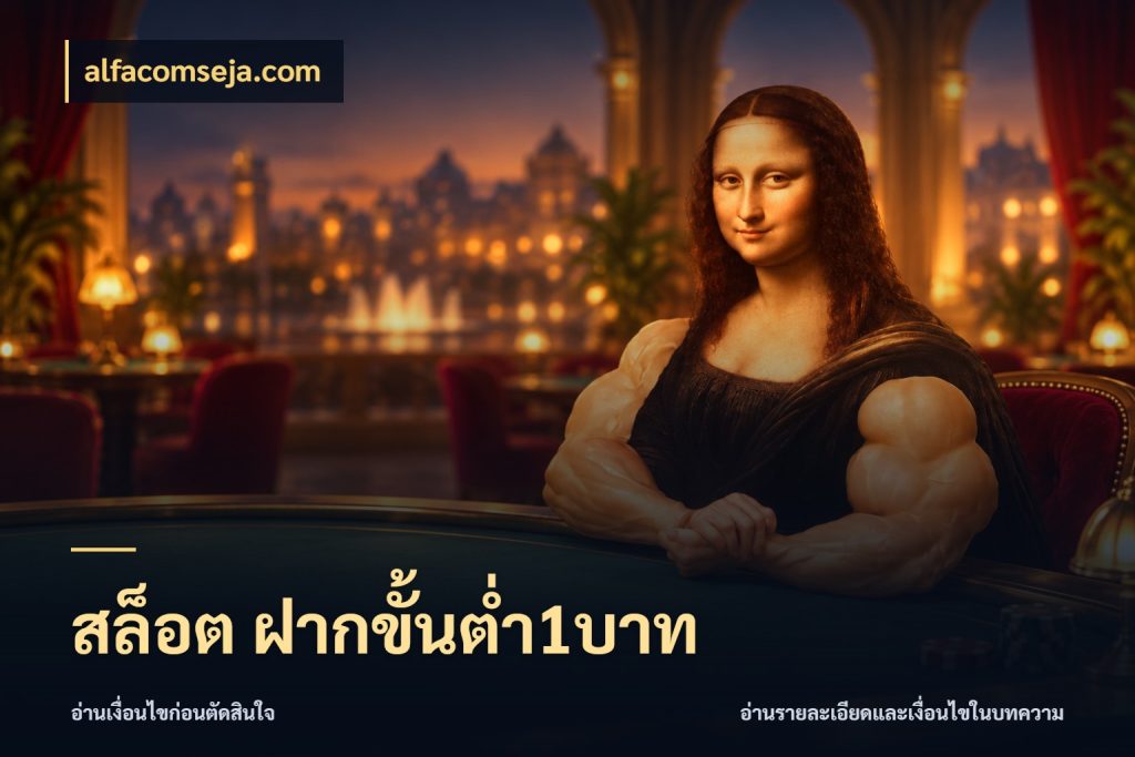 สล็อต ฝากขั้นต่ำ1บาท จำนวนเริ่มต้นกับสไตล์เกมที่ชอบ ในมุม alfacomseja.com