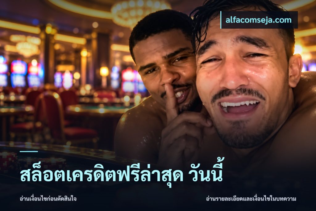 สล็อตเครดิตฟรีล่าสุด วันนี้