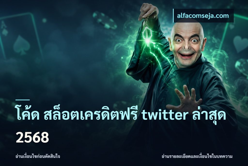 โค้ด สล็อตเครดิตฟรี twitter ล่าสุด 2568