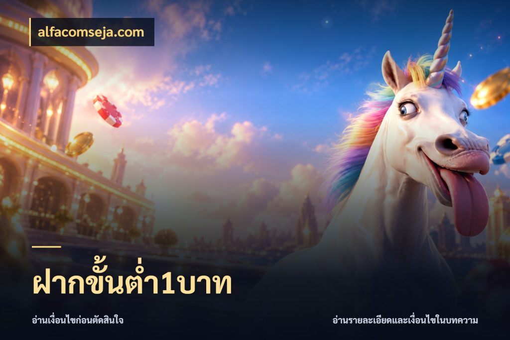 ฝากขั้นต่ำ1บาท สายทุนน้อยเลือกความสนุกให้พอดี กับ alfacomseja.com