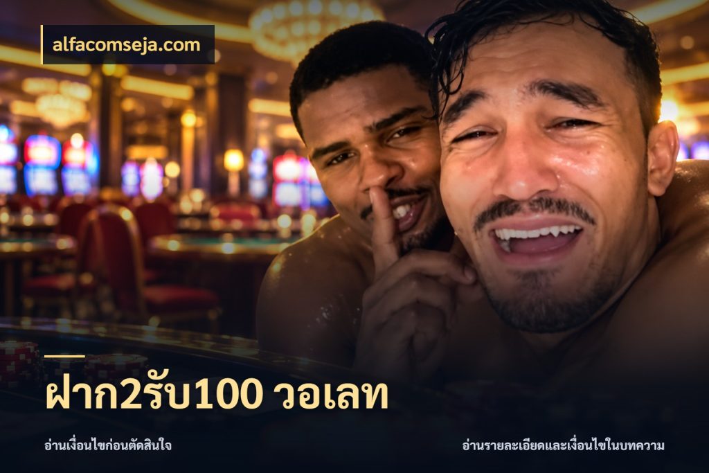 ฝาก2รับ100 วอเลท จับคู่โบนัสกับสไตล์เกมที่ชอบ สไตล์ alfacomseja.com