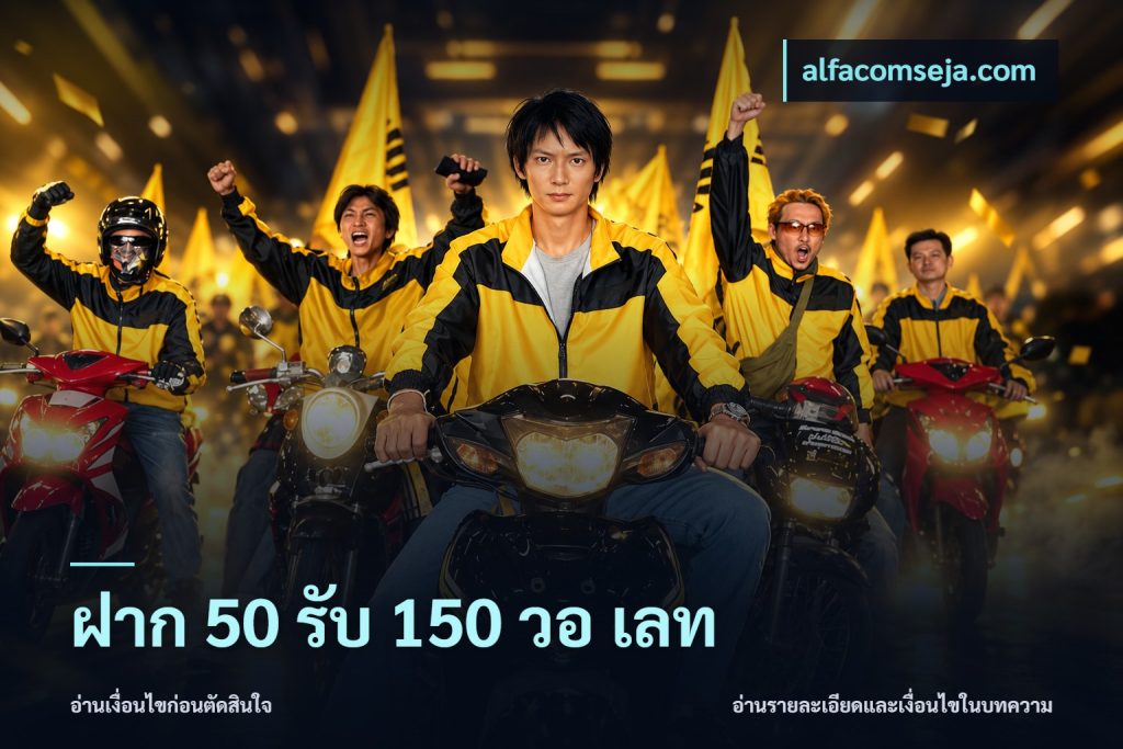 ฝาก 50 รับ 150 วอ เลท