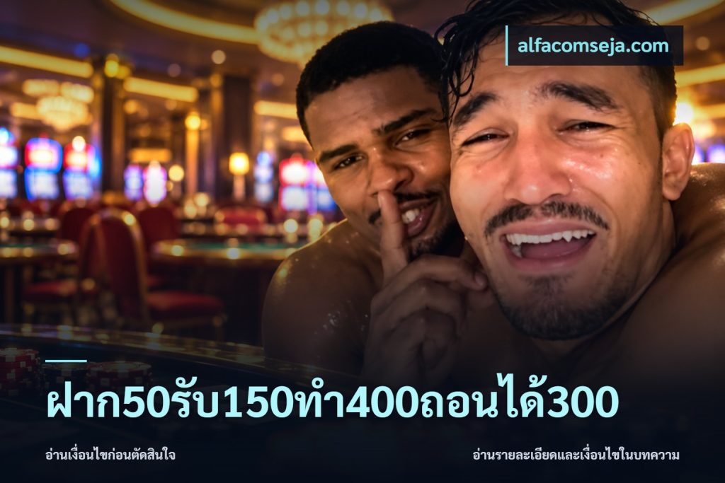 ฝาก50รับ150ทํา400ถอนได้300