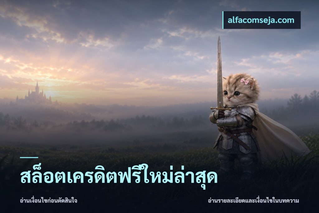 สล็อตเครดิตฟรีใหม่ล่าสุด