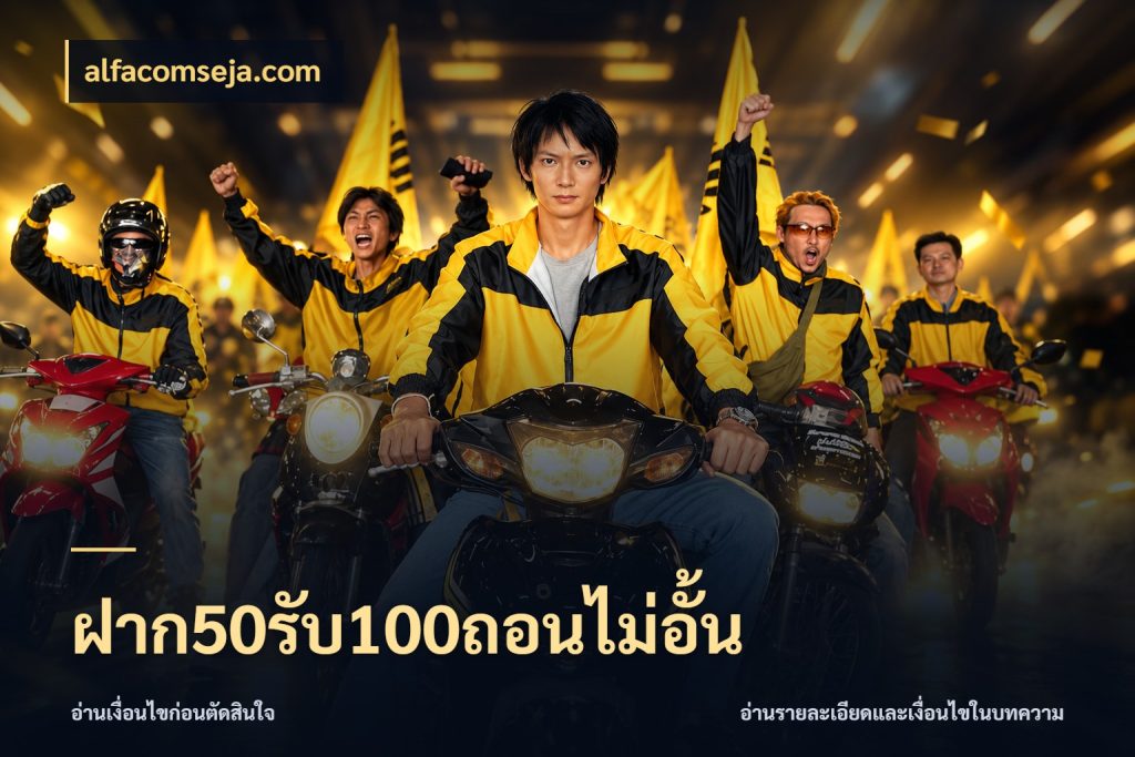 ฝาก50รับ100ถอนไม่อั้น โปรกับเกมที่ชอบเลือกให้ตรงสไตล์ ในมุม alfacomseja.com