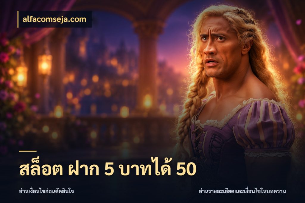 สล็อต ฝาก 5 บาทได้ 50 เปิดมุมโปรให้เข้ากับเกมแนวโปรด กับ alfacomseja.com