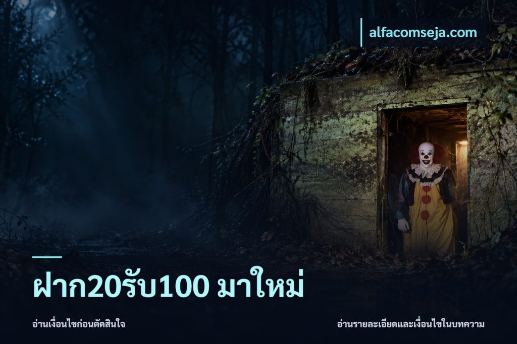 ฝาก20รับ100 มาใหม่