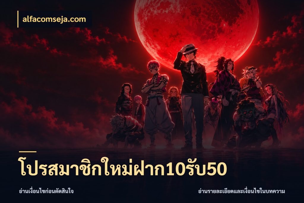 โปรสมาชิกใหม่ฝาก10รับ50 โปรยอดรับที่สายเกมสนใจ ในมุม alfacomseja.com