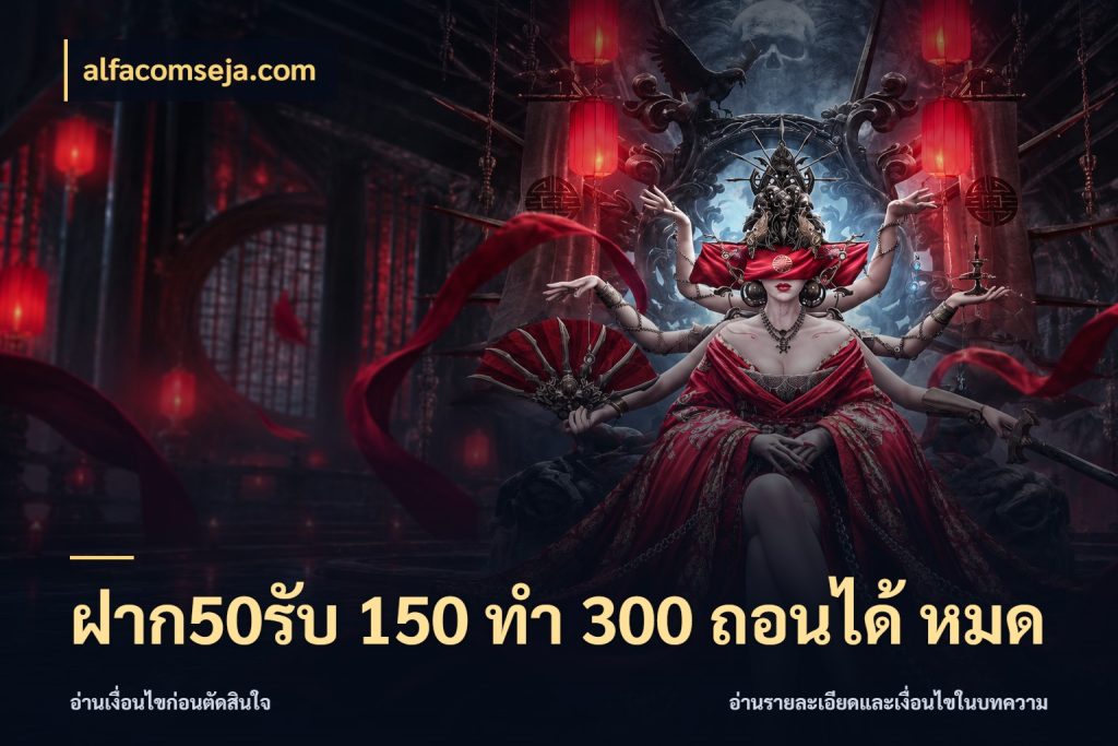 ฝาก50รับ 150 ทำ 300 ถอนได้ หมด ยอดฝากและยอดรับในมุมของคนชอบลุ้น กับ alfacomseja.com