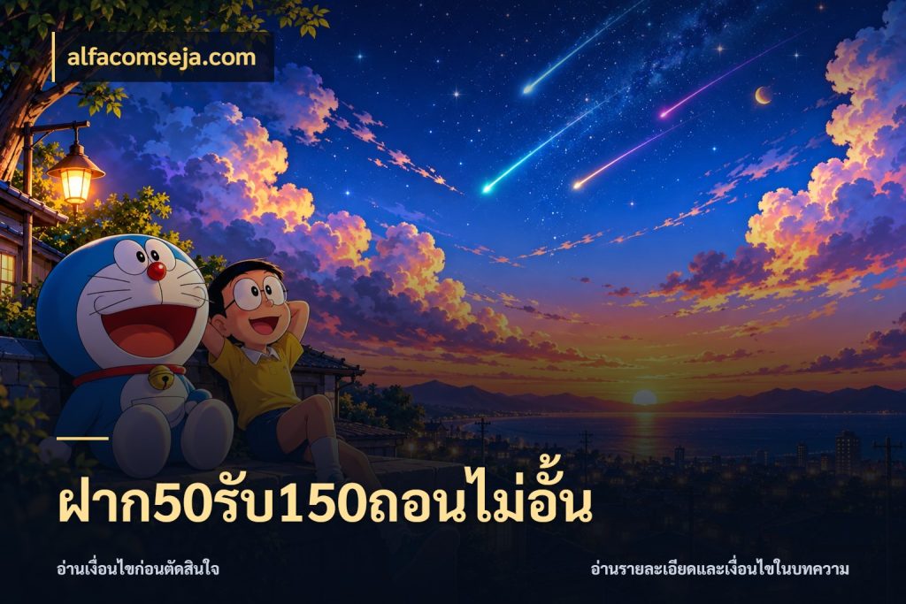 ฝาก50รับ150ถอนไม่อั้น โปรกับเกมที่ชอบเลือกให้ตรงสไตล์ กับ alfacomseja.com