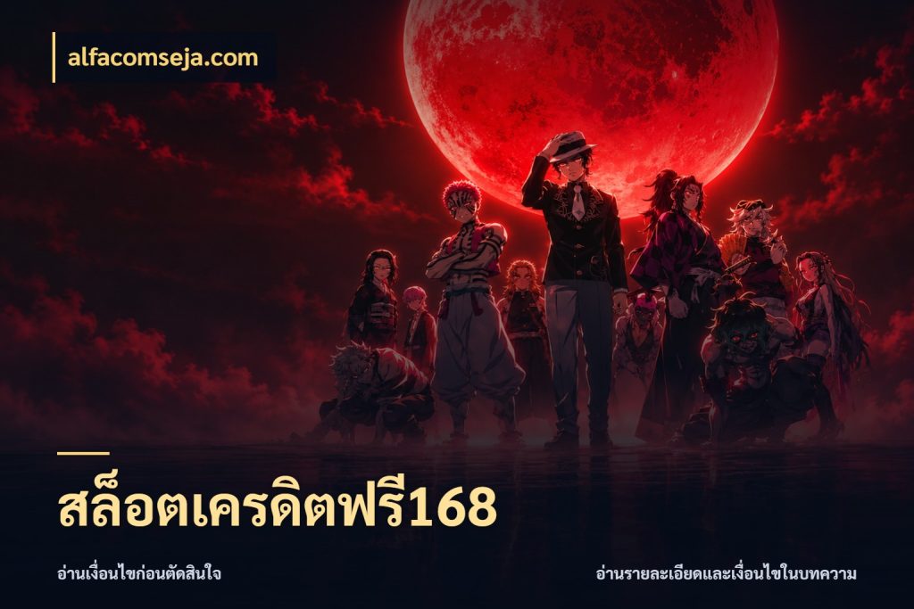 สล็อตเครดิตฟรี168 เลือกสไตล์ความสนุกจากรูปแบบเครดิต กับ alfacomseja.com