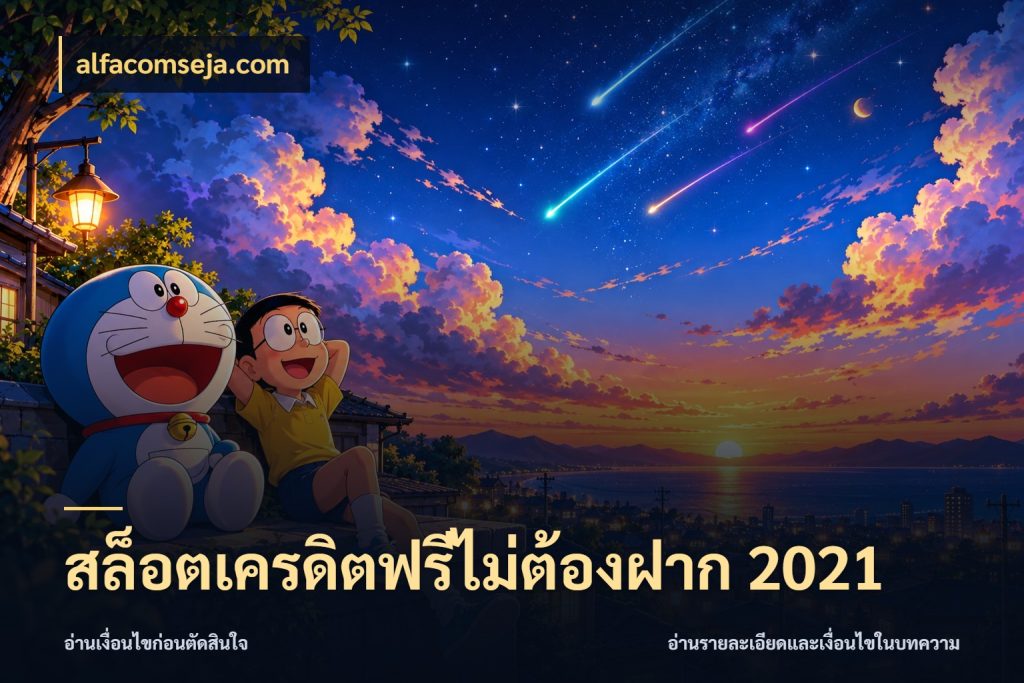 สล็อตเครดิตฟรีไม่ต้องฝาก 2021 alfacomseja.com สิทธิ์ที่สายโบนัสสนใจกับวิธีรับ