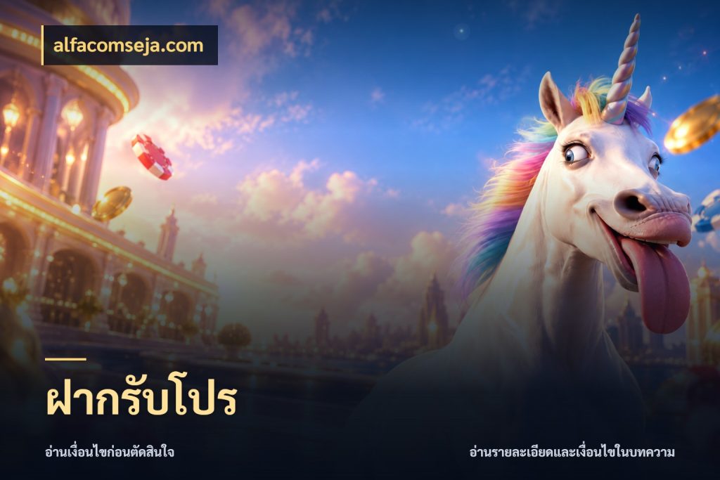 ฝากรับโปร ยอดฝากและยอดรับในมุมของคนชอบลุ้น สไตล์ alfacomseja.com